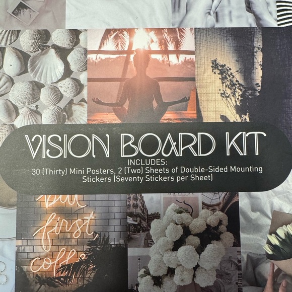 Other - Vision Board Kit with Posters and Stickers